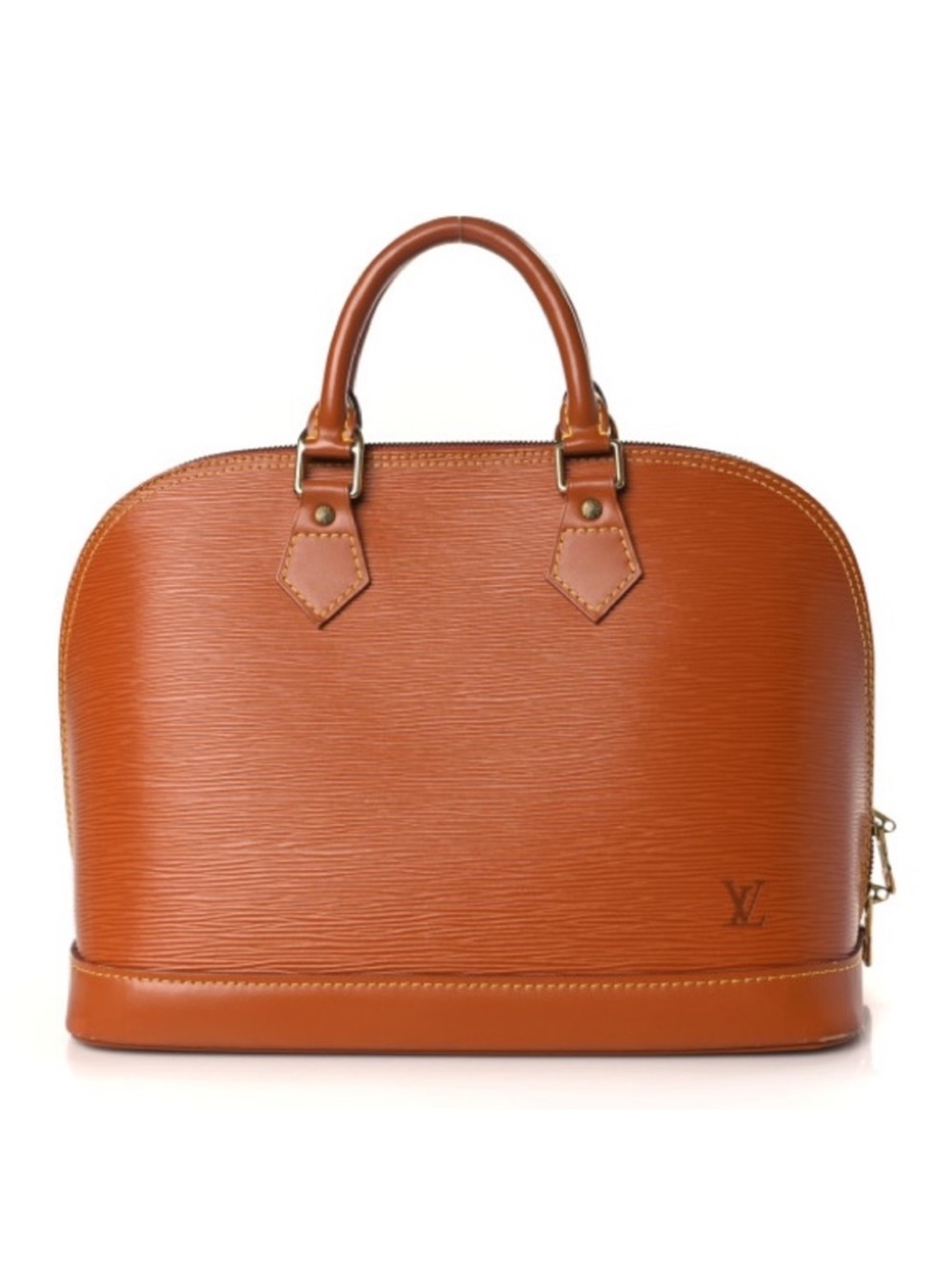 Authentic Louis Vuitton Alma Epi brown cipango satchel